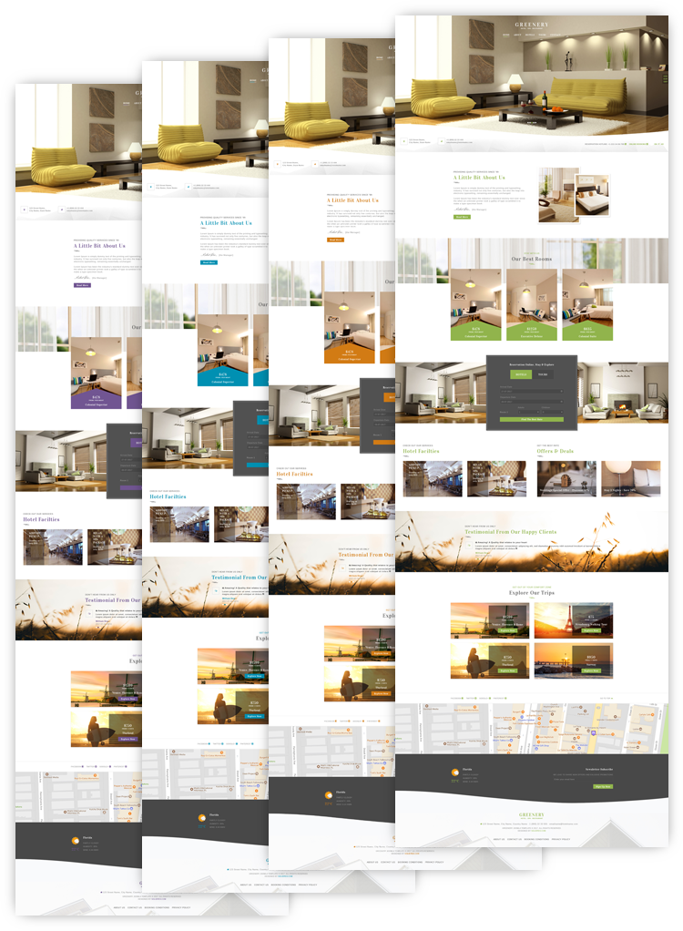 Greenery Template colors Greenery Template colors